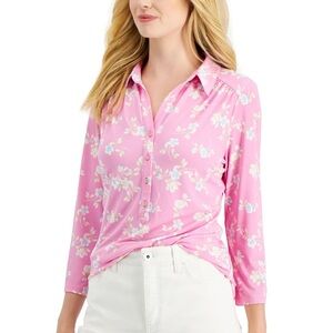 Charter club floral shirt